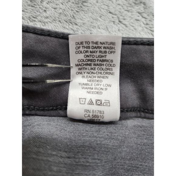 Maurices High Rise Skinny Jeans Size 20 Gray Stretch Denim Ankle Casual Neutral - Picture 7 of 12